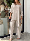 Cotton Linen City Street Fashion Set
