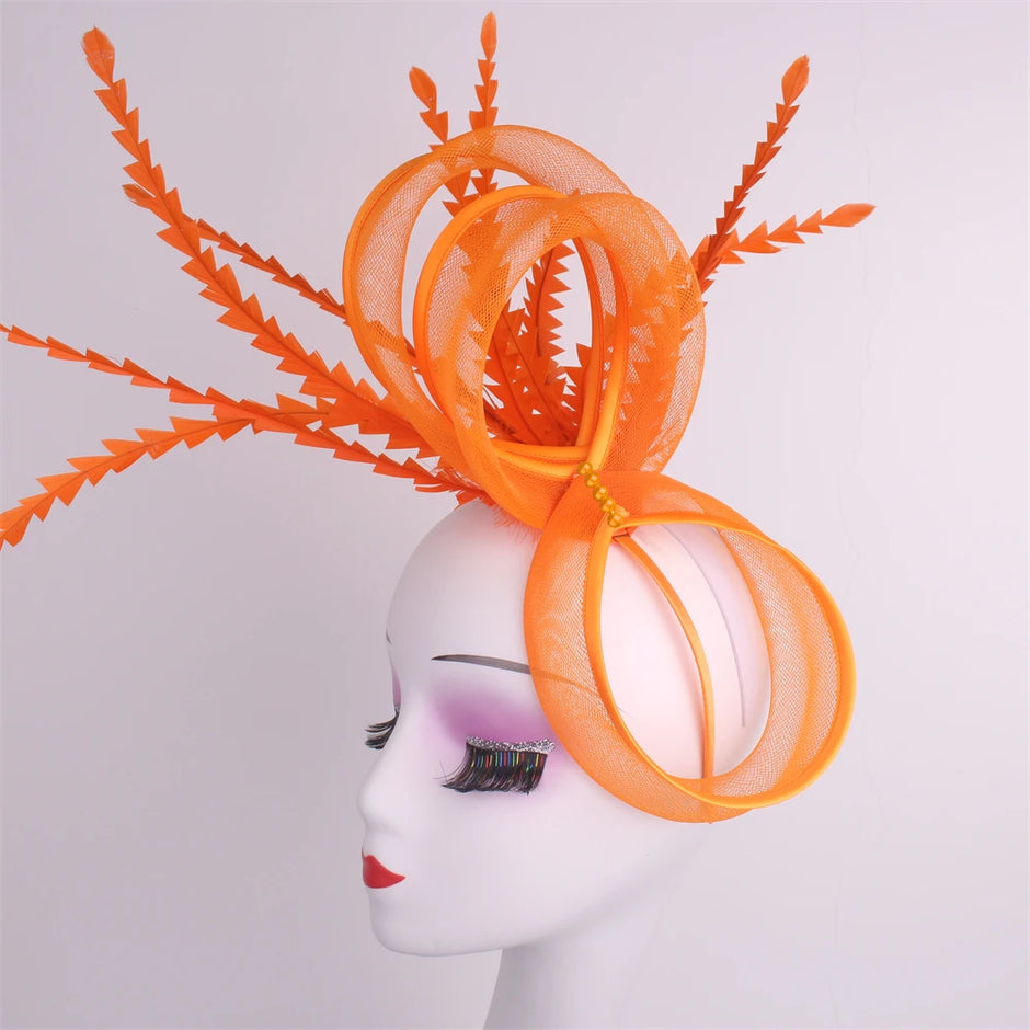 Chic Feather Fascinator Headband