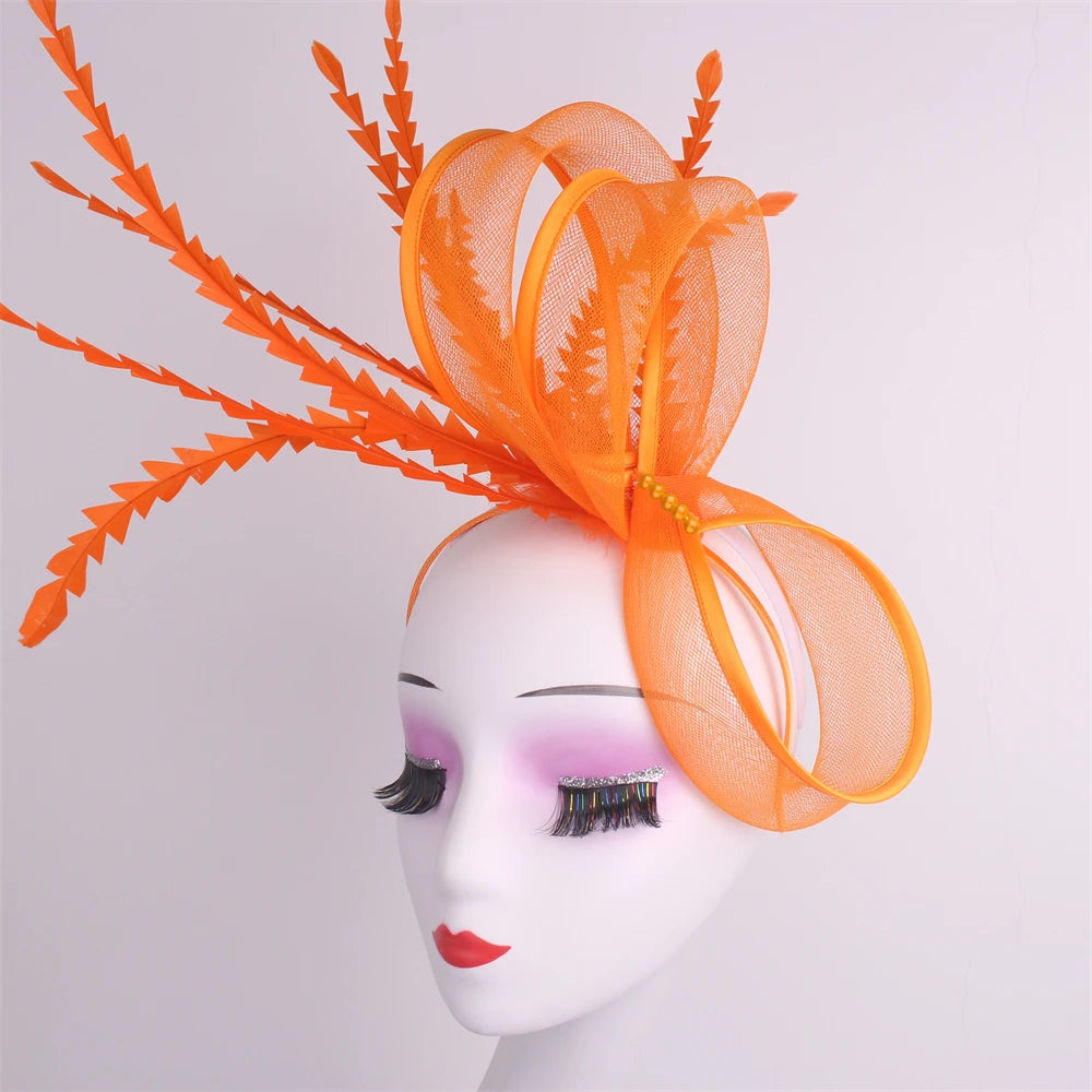 Chic Feather Fascinator Headband