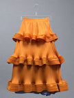 High Waist Pleated A-Line Skirt
