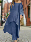 Cotton Linen City Street Fashion Set