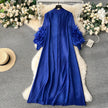 Chic Vintage Pleated Dress