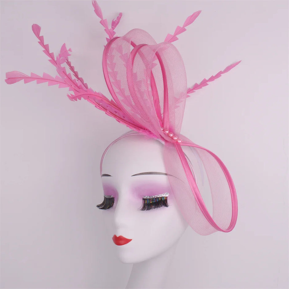 Chic Feather Fascinator Headband