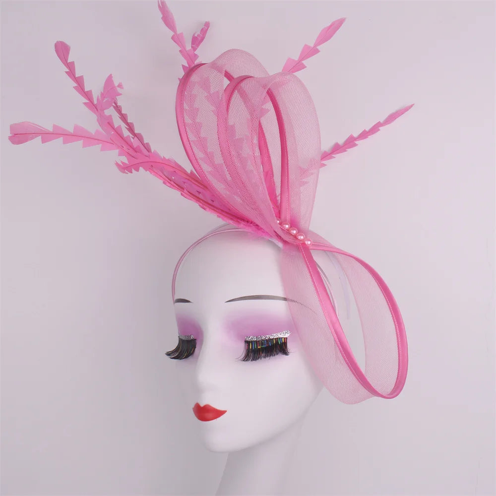 Chic Feather Fascinator Headband