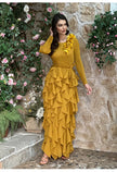 Elegant Flower Miyake Pleated Dress