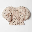 Polka Dot Pleated Ball Gown Set