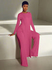 Solid Classic Women's Long Sleeve Set
