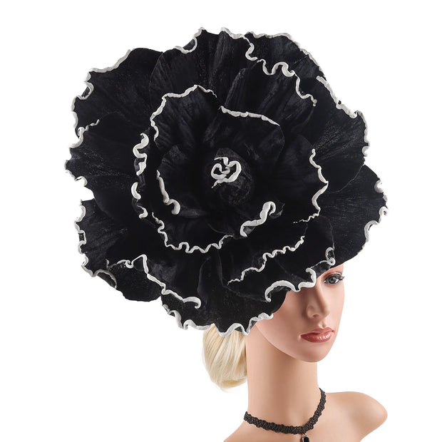 Rose Flower Derby Fascinator