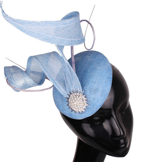 Elegant Mesh Ribbon Fascinator Hat
