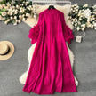 Chic Vintage Pleated Dress