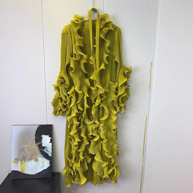 Festive 3D Mushroom Edge Dress