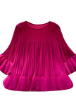 Bubble Sleeve Autumn Slim Fit Top