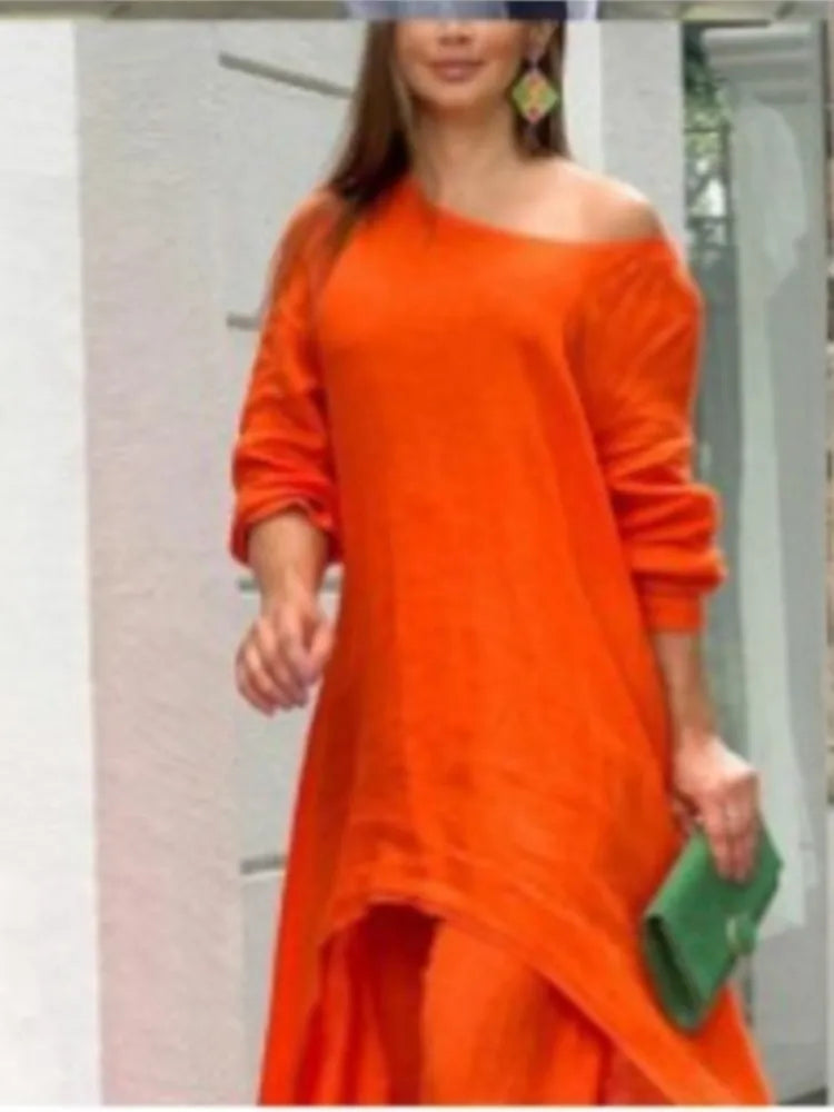 Cotton Linen City Street Fashion Set