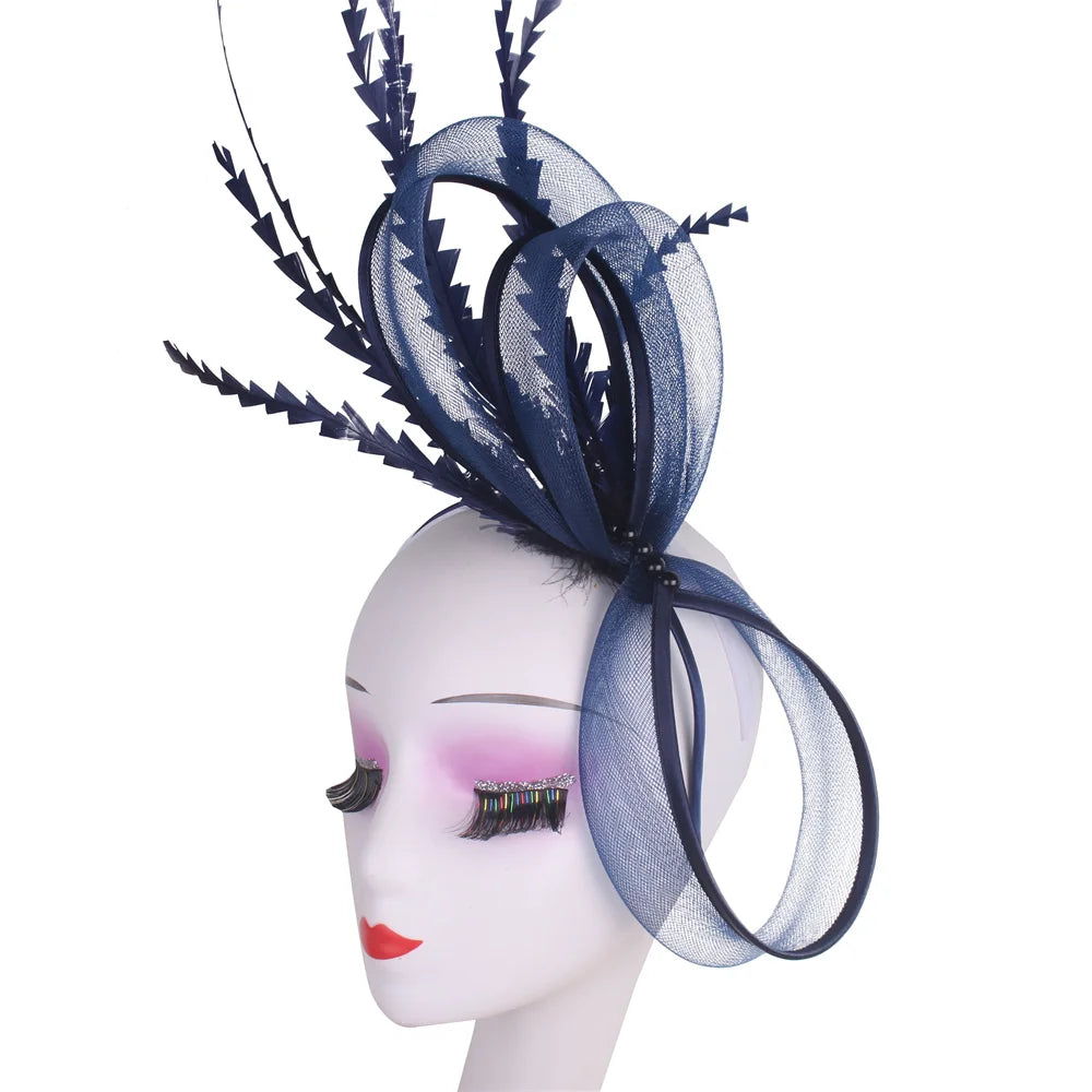 Chic Feather Fascinator Headband