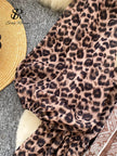 Transparent Chic Leopard Dress
