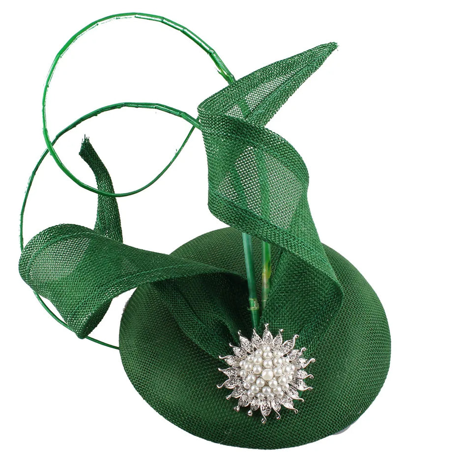 Elegant Mesh Ribbon Fascinator Hat