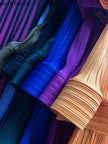 High Waist Pleated A-Line Skirt