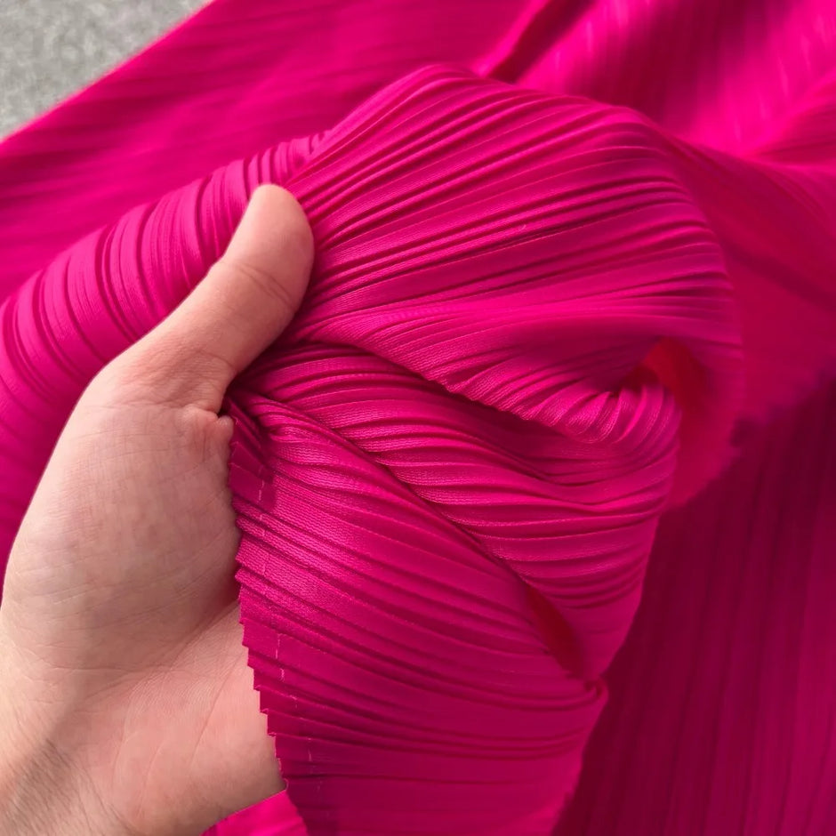 Chic Vintage Pleated Dress