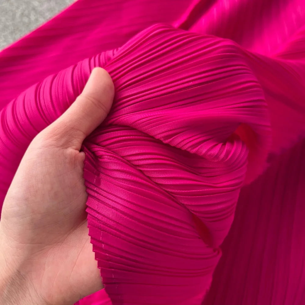 Chic Vintage Pleated Dress