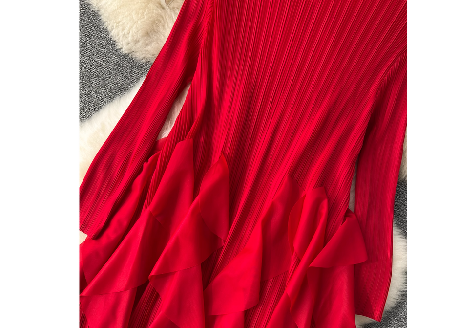Socialite Style Ruched Maxi Dress