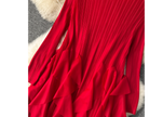 Socialite Style Ruched Maxi Dress