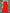 Red ruffled dress on a hanger with decorative background