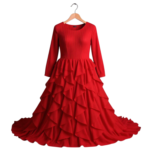 Socialite Style Ruched Maxi Dress